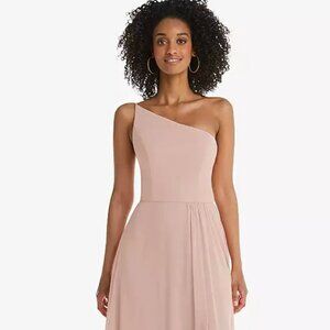 Dessy Group Toasted Sugar Bridesmaid Dress - Sz 6 - Like New, Worn Once Long